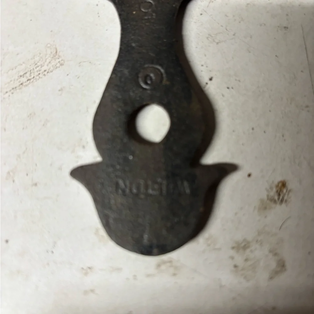 Wilton Cast Iron Wall Decor Trivet in Aged Vintage